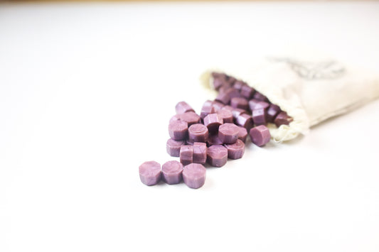 Sea Witch Purple Wax Seal Beads