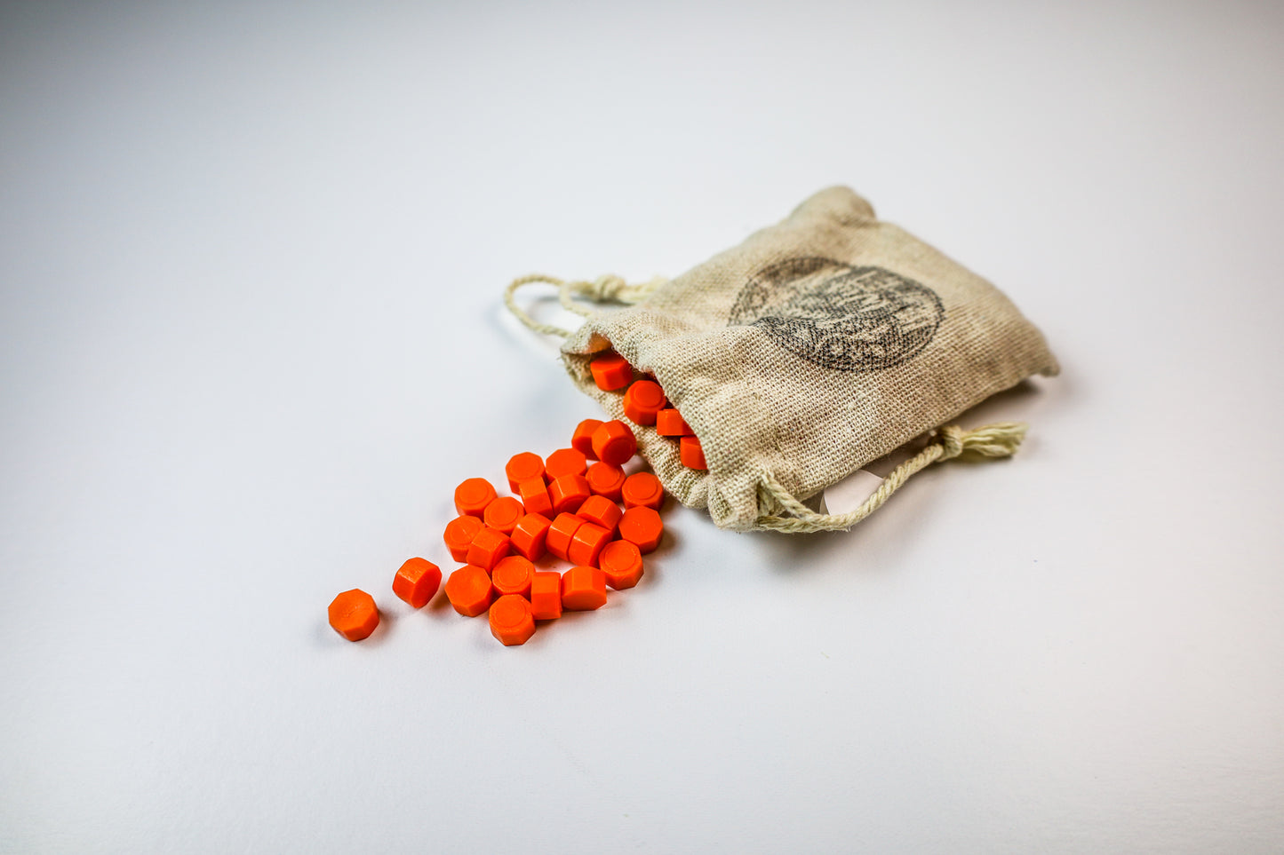 Pumpkin Wax Seal Beads