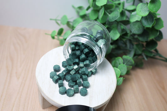 Dark Green Wax Seals | Dark Green Wax Beads | Parks and Wick